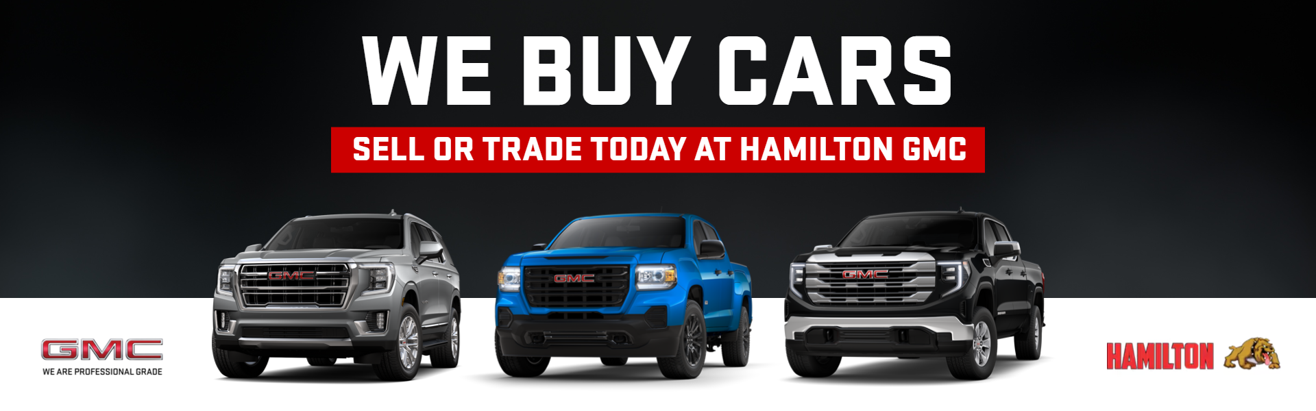 We buy cars